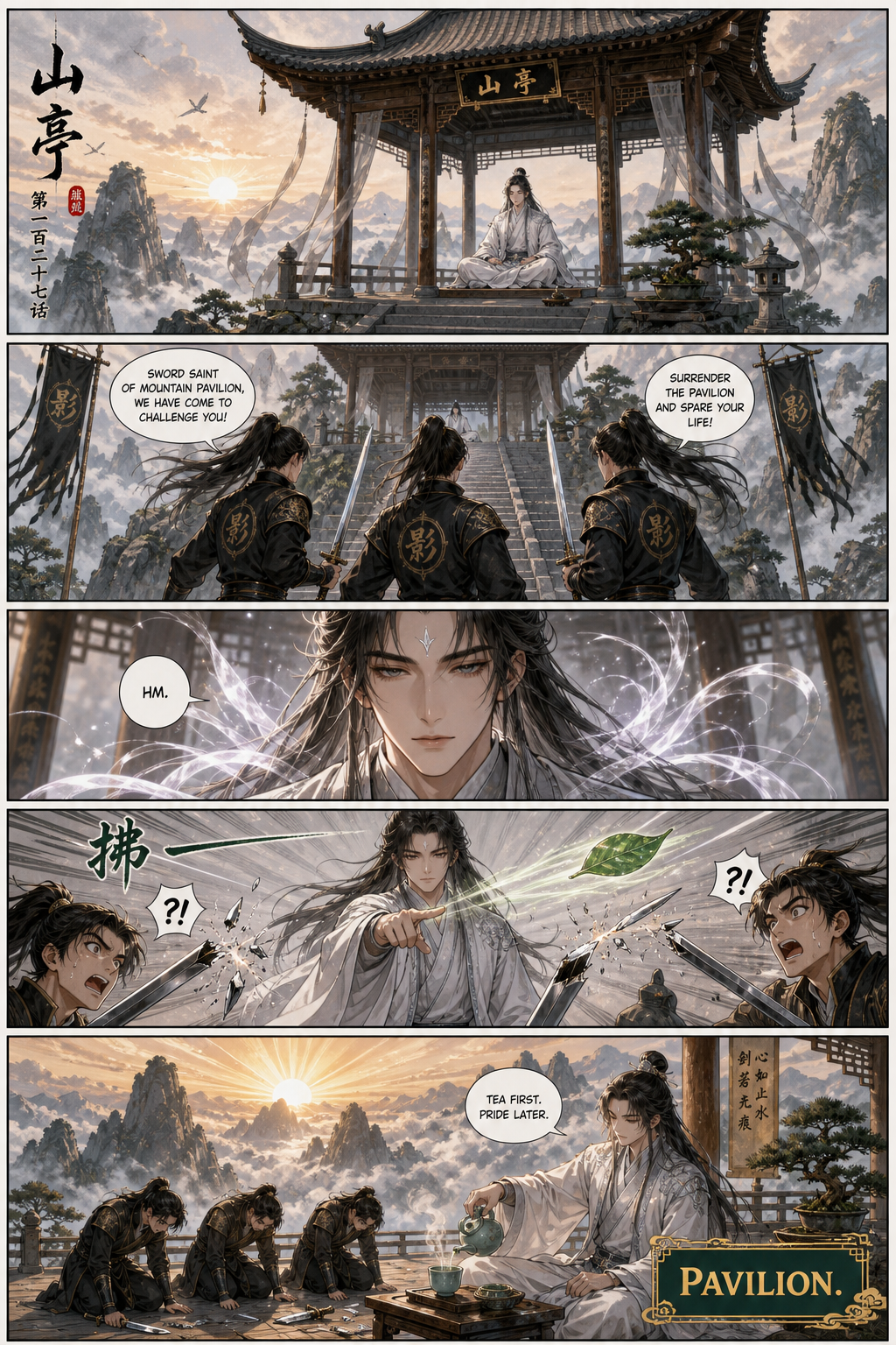 Mountain Pavilion — community sample published on Manhua Creator