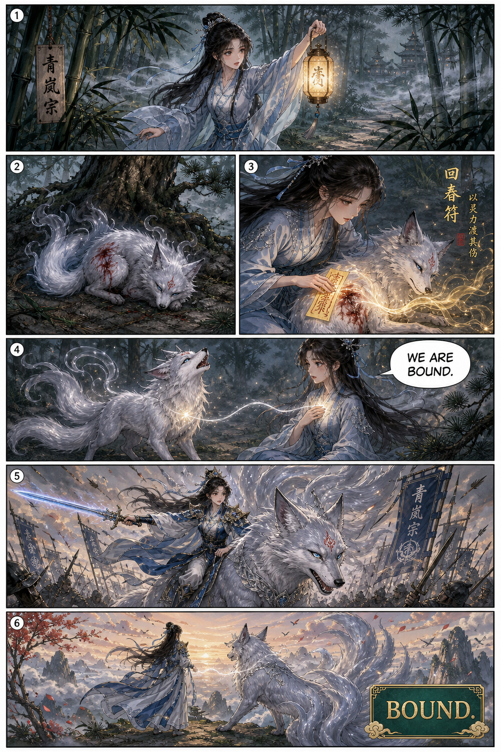 Spirit Fox Bond — community sample published on Manhua Creator